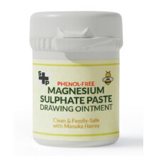 Phenol-Free Magnesium Sulphate Paste with Manuka Honey - S&P Drawing Ointment for Sensitive Skin, 50g.