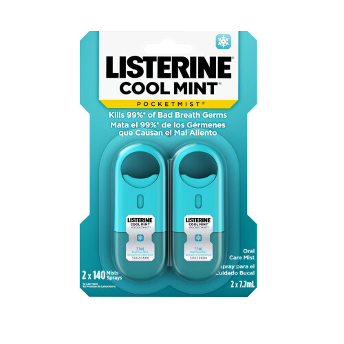Listerine Listerine Pocketmist Cool Mint, 2 Count