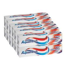 Aquafresh Triple Protection Fluoride Toothpaste Family Size 100ml X 12