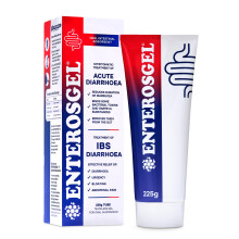 Enterosgel IBS Relief Gel Tube 225g - Oral Intestinal Adsorbent, Acute Diarrhoea & Stomach Pain Relief, Bloating Relief & Trapped Wind Relief - Treat