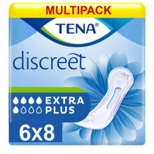 48 x Tena Lady Discreet Extra Plus Incontinence Pads for Women
