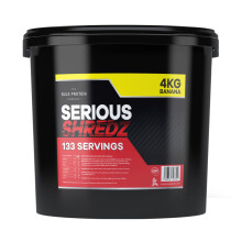 Serious Shredz 4kg – Diet Whey Protein Powder – Contains L-Carnitine L-Tartrate and Green Tea Extract – Supports Lean Muscle Growt