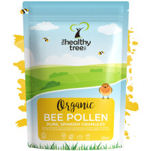 Organic Bee Pollen by TheHealthyTree Company in Recyclable Packaging - Raw, Spanish Bee Pollen Granules 250g
