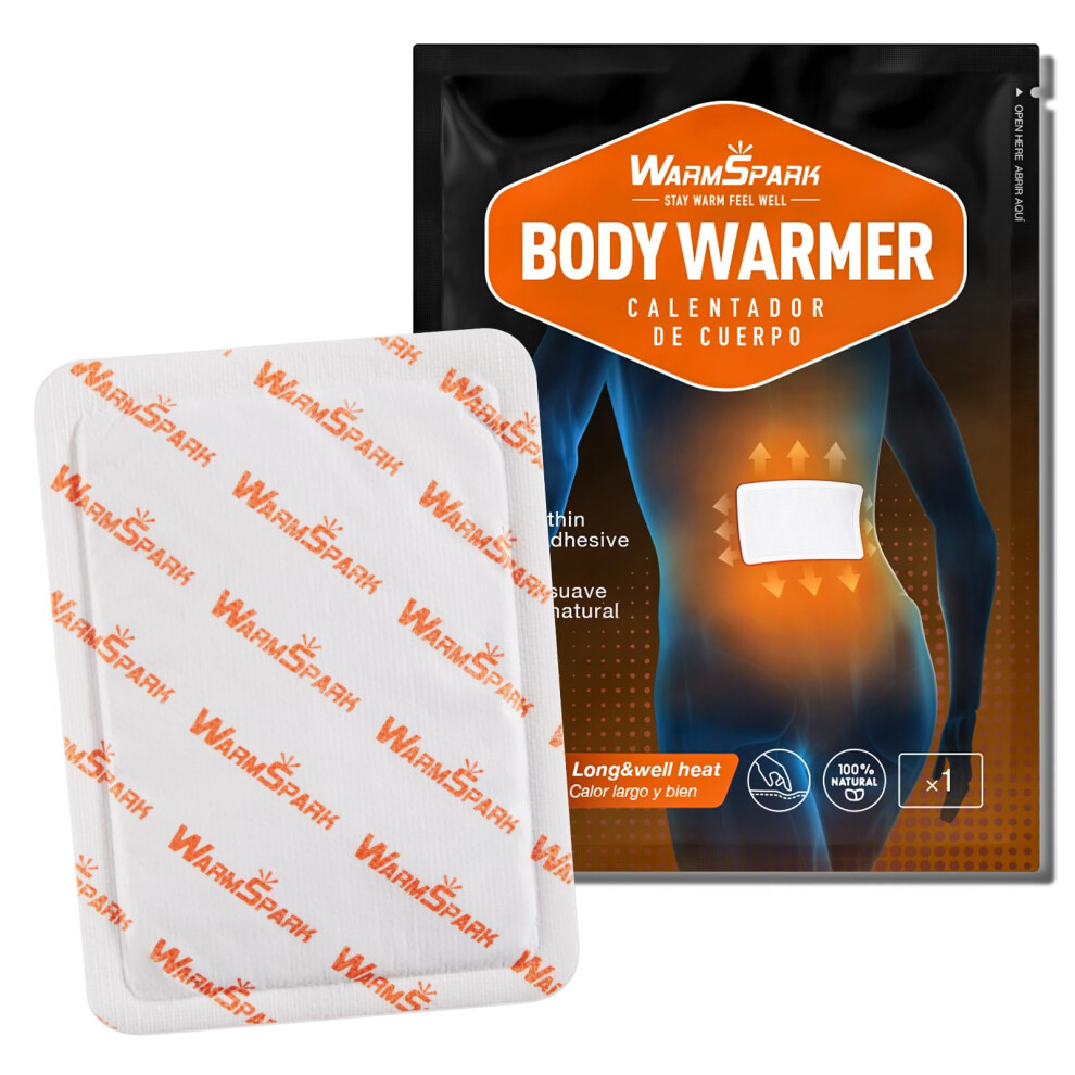 Warmspark Body Warmers With Adhesive - Heat Warmer Patch Disposable Air Activated Hot Warmers - Up To 12 Hours Of Heat