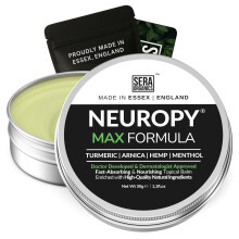 Neuropathy Cream – Turmeric, Arnica & Menthol Balm for Feet, Hands & Joints | Soothes Tingling & Nerve Sensations | Sera Organics