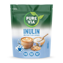 Pure Via Inulin Powder 1kg | Chicory Root Fibre | High Fibre, Plant-Based, Mild Taste, Easily Mixes Into Drinks & Recipes | Vegan