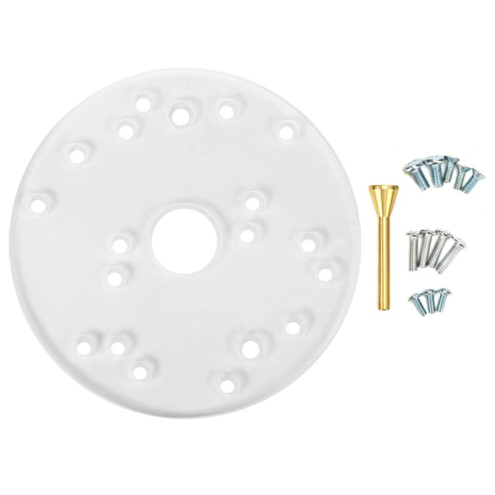 Universal Acrylic Router Base Plate With Centering Pin For Precise Alignment And Clear Visibility 9199774702546