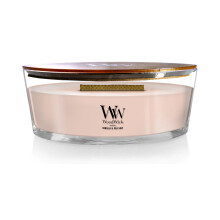 WoodWick Ellipse Scented Candle | Vanilla & Sea Salt | with Crackling Wick | Burn Time: Up to 50 Hours