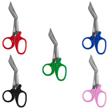 Utility Scissors, EMT and Trauma Shears, Titanium Bandage Shears Bent Stealth tuff Cut for Nursing Scissor, Students, Emergency Ro