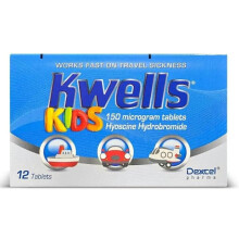 Prevents Nausea Children's Travel Sickness Chewable Tablets - Pack of 12 Tablets