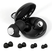 Nuvexa Ear Plugs for Sleep, Flexible Hearing Protection, Noise Sensitivity, Ultra-Comfy Reusable -46dB Noise Cancelling Earplugs f