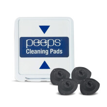 Peeps Eyeglass Cleaner Replacement Pad Kit - Carbon Lens Cleaning Pads for Glasses, Spectacles, Sunglasses, Reading Glasses - No W
