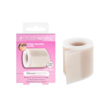 Brushworks Silicone Face Tape – 1.5m Customisable Overnight Tape to Minimise Facial Movements & Smooth Expression Lines, Wrinkles,