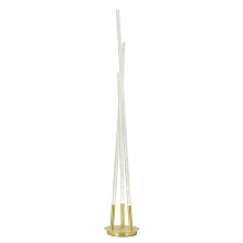 Litecraft Paige Floor Lamp Bubble Injected - Brass
