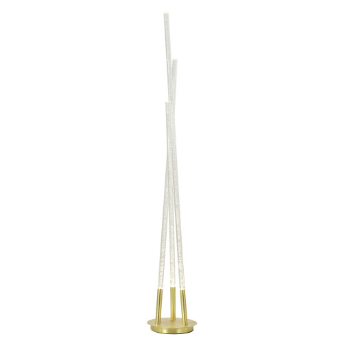 Litecraft Paige Floor Lamp Bubble Injected - Brass