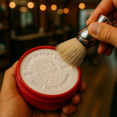 Arko Shaving Soap in Bowl, Red, 90 gram 1