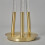 Litecraft Paige Floor Lamp Bubble Injected - Brass 4