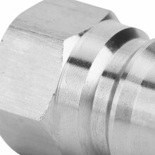 304 Edelstahl Heimbrau-Kegelballverschluss-Postenkonverter Adapter 9/16 Zoll