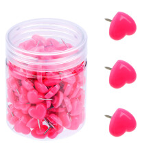Punaises en forme de cœur, 50/100/150 pièces,-Rose 150 pièces