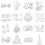 Matrices de découpe de noël, 5 pièces, matrices de-JD123104 2
