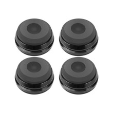 4 Punte Antiurto HiFi In Lega di Alluminio, Piedini Isolanti In Silicone per CD Audio, Amplificatore HiFi, Altoparlante, Giradischi, Lettore A