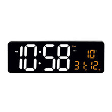 Orologio da Parete Digitale da 16,5" con LED/Funzione Sveglia/Timer/Display Della Temperatura, Orologio Digitale Elettronico D