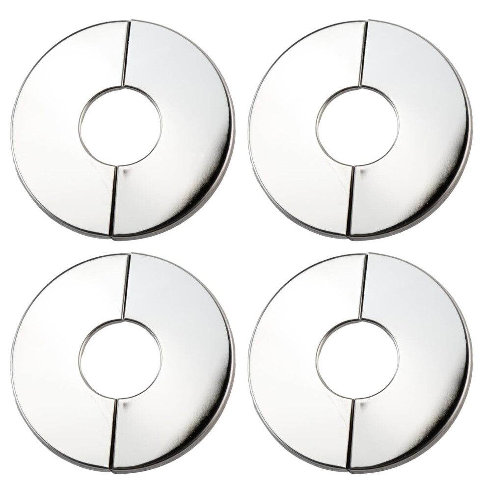 4Pcs Stainless Steel Escutcheon Plate For 1 Inch Pipe, Rustproof Flange Cover For Plumbing 9187378948033