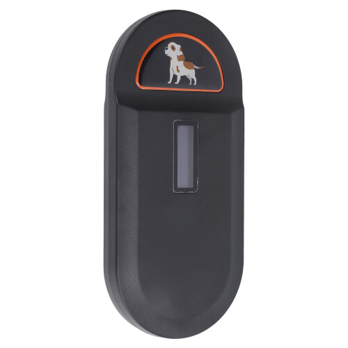 Pet Microchip Scanner with 128 Data Storage, Dual Frequency, USB Transfer, Rechargeable for Dogs and Cats