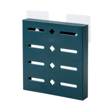 Universal Knife Block and Wall Mounted Knife Holder for Safe Compact Kitchen Storage Navy Blue