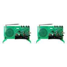 2X Kit DIY per Radio FM RDA5807FP Ricevitore 65-108 MHz Modulazione di Frequenza Amplificatore di Potenza Circuito Integrato Radio KIT