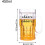 Freezer Beer Mug 450ml DoubleWall Insulated Cup with Handle, CondensationProof for Cold Drinks 4
