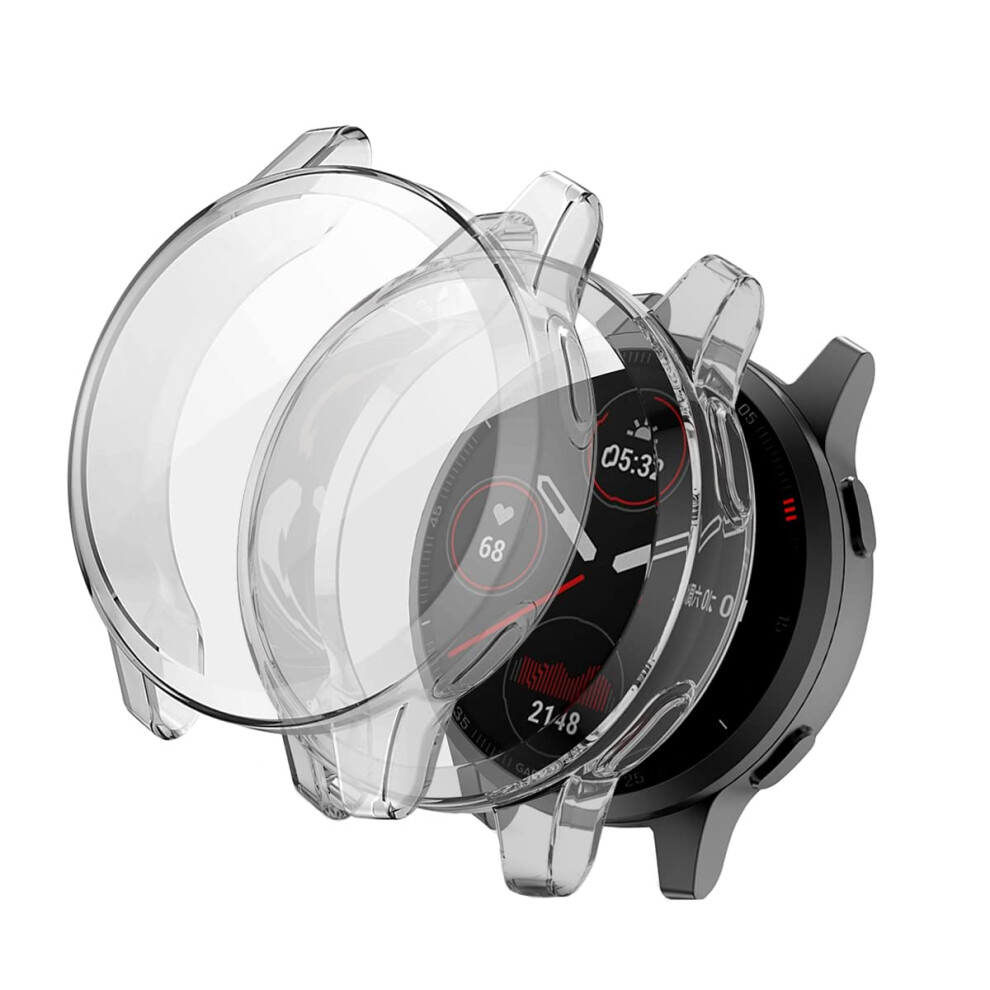 Clear Tpu Case 2Pack, Full Coverage Protective Bumper For Garmin Vivoactive 4S And Venu 2S 40Mm 9187378949085