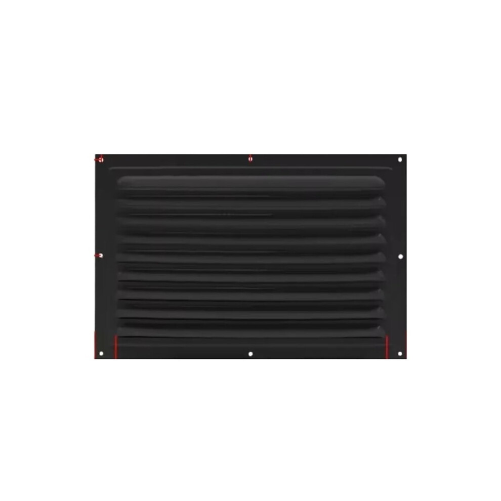 Air Vent Cover 200X300mm Black Aluminum Ventilation Grille For Wall Ceiling Hvac Duct 9094768951385