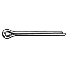 Cotter Pin 1.6mm x 17.6mm Bulk Pack 25 Exact Fit Replacement for Machinery M51700.016.0016