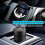 (Black) LED Lid Self-Extinguishing Car Ashtray for Cigarettes and Cups 5
