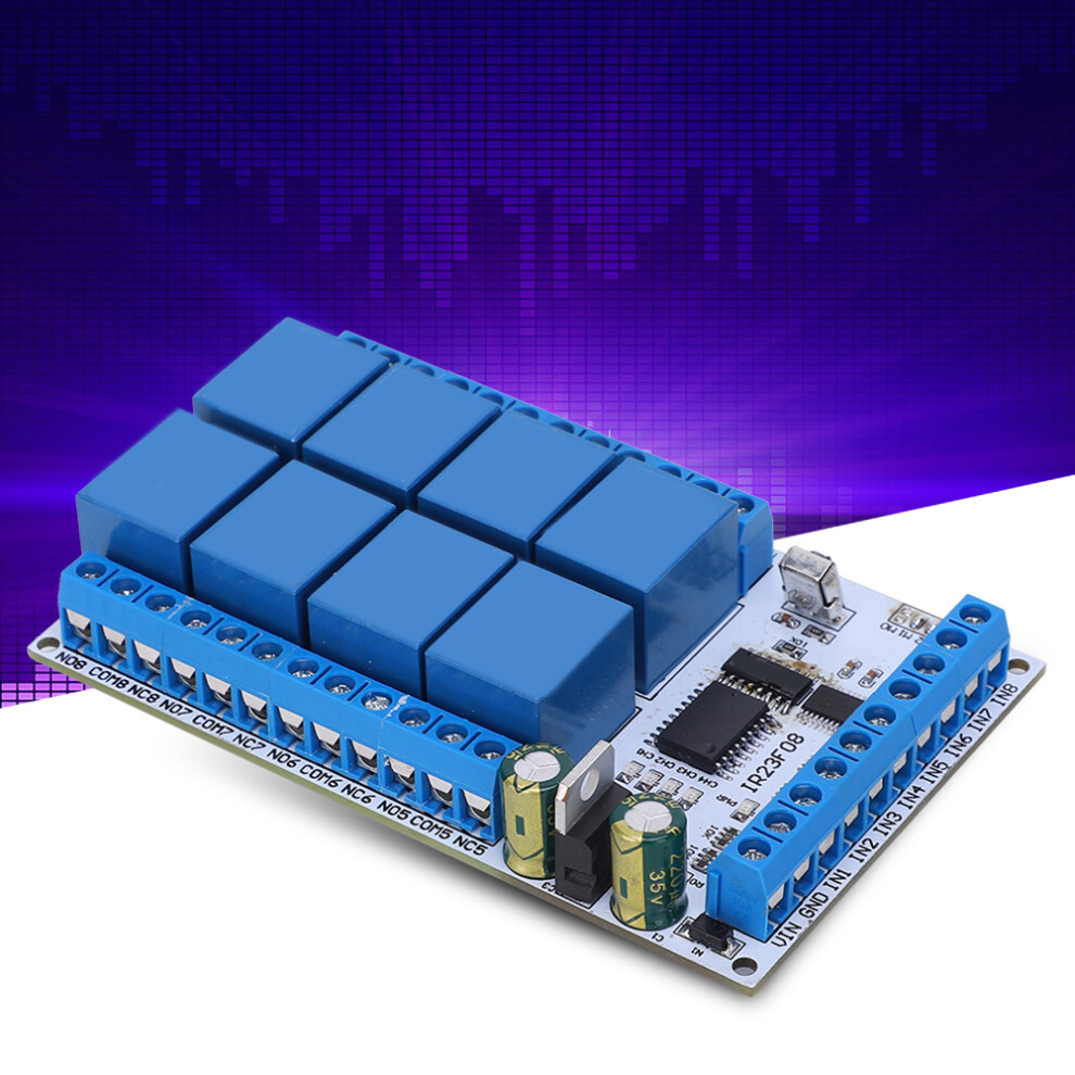 12V Infrared 8 Channel Relay Switch With Remote Multi-Function 4651379652756