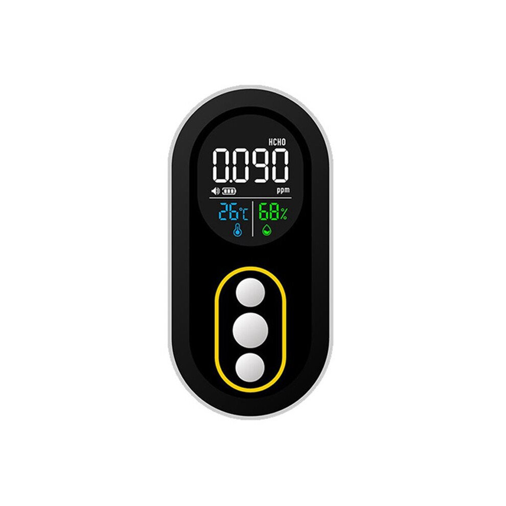 Formaldehyde Detector With Thermometer Hygrometer Indoor Air Quality Monitor Buzzer Alarm For Pollution 6031637877417