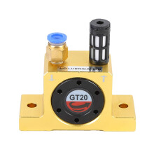 G 1/4' Pneumatic Turbine Vibrator, Quiet Industrial Hopper Vibrator GT20 with Muffler