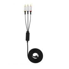 Cabo componente HDTV para Sony PSP2000/3000, cabo de áudio e vídeo com função de saída de vídeo, cabo AV RCA para saída de áudio de alta