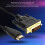 Καλώδιο προσαρμογέα DVI σε HDMI υψηλής ταχύτητας, διπλής κατεύθυνσης, επιχρυσωμένο, 4