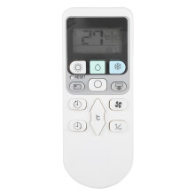 Universell fjernkontroll for klimaanlegg Humanisert design med LED-lys LCD-skjerm og effektiv kodesøkteknologi