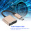 Adaptador USB-C para 3,5 mm com áudio e carregamento 2 em 1, divisor USB-C com chip DAC de alta resolução, compatível com controle de microfone e 8