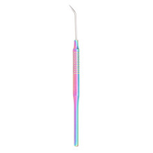 Instrument elegant pentru permanentarea genelor, separator din oțel inoxidabil cu cap de fixare la unghi de 45 de grade pentru permanentarea și