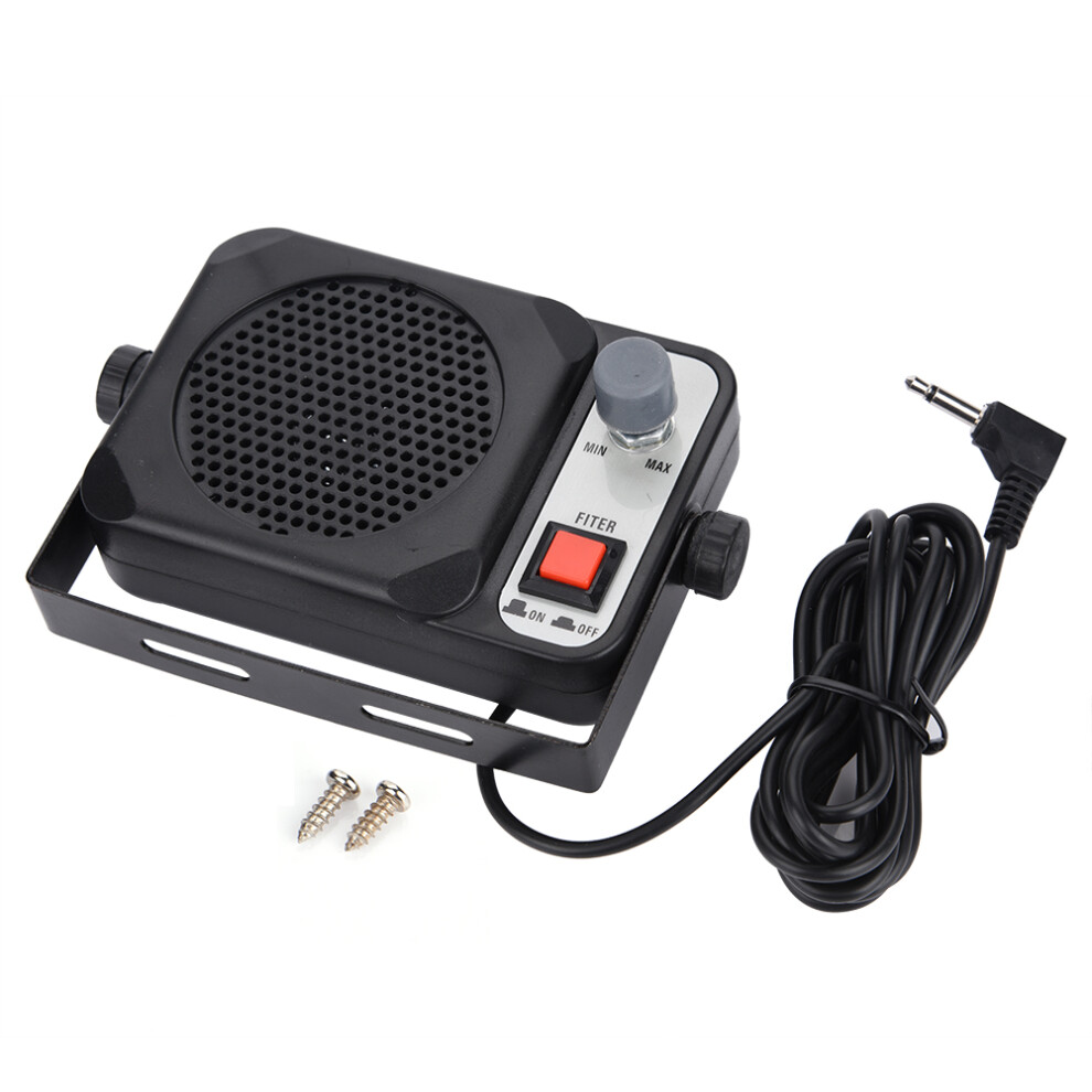 Stereo Sound External Speaker Mini External Speaker For Two Way Radios Wired External Speaker Loud And Clear Noise Cancelling Compact Built In Noise F 9012494965193