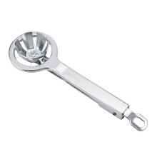 Filtro de claras de huevo sin esfuerzo, utensilio de cocina duradero para una manipulación rápida y limpia de los huevos, colador de huevos de
