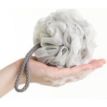 Ipetboom 3 Pack Shower Ball, Mesh Bath Ball, Large Exfoliating Body Scrubber Sponge for Men and Women, Easy to Hang and Dry, Random Color