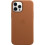 Official Apple iPhone 12 Pro Max Case Leather MagSafe Saddle Brown 1