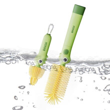 Baby Bottle Brush Set with Scratch Bristles for Deep Cleaning Water Bottles and Travel Use