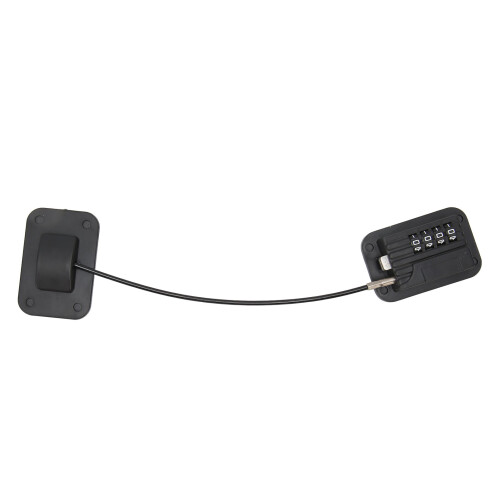 Refrigerator Lock Combo Plastic Steel, Easy Mount, 29x6.8x1.8cm