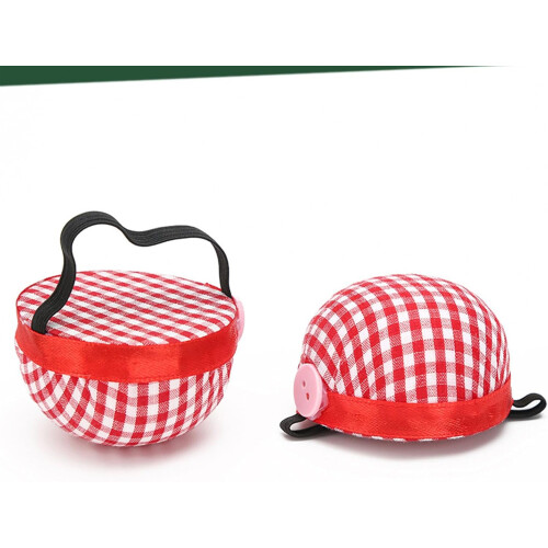 Adjustable Wrist Mounted Sewing Pincushions Foam Filled With Protective Fabric Layer For Handmade Projects 2